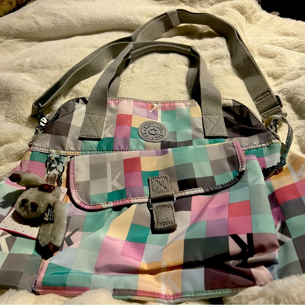 Brand new Kipling paniero seafoam bag